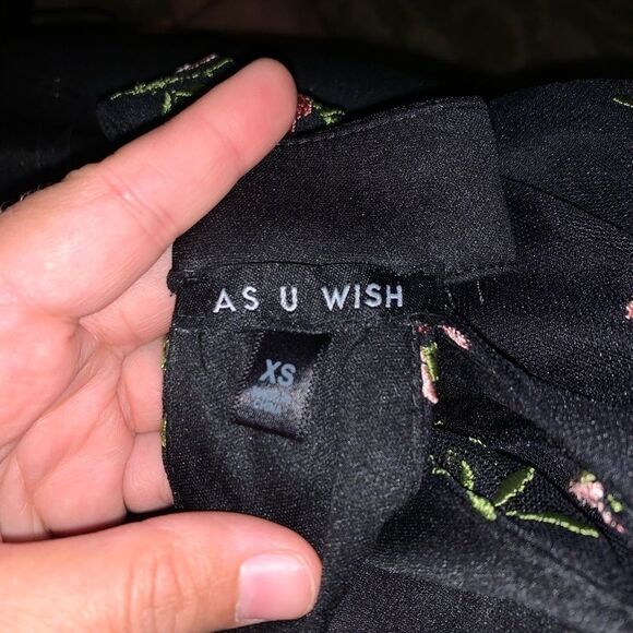 As U Wish Embroidered Keyhole Dress - Picture 4 of 6